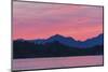 USA, Washington State, Puget Sound. Dramatic sunset over Olympic Mountains and Kitsap Peninsula-Trish Drury-Mounted Photographic Print