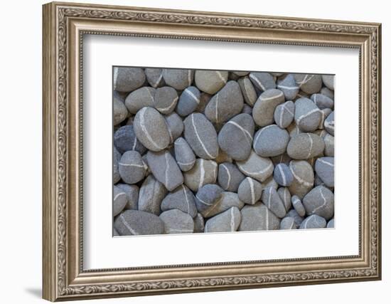 USA, Washington State. Rocks with white stripes.-Jaynes Gallery-Framed Photographic Print