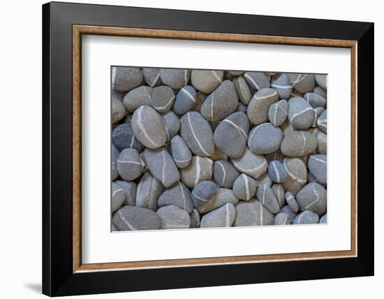 USA, Washington State. Rocks with white stripes.-Jaynes Gallery-Framed Photographic Print