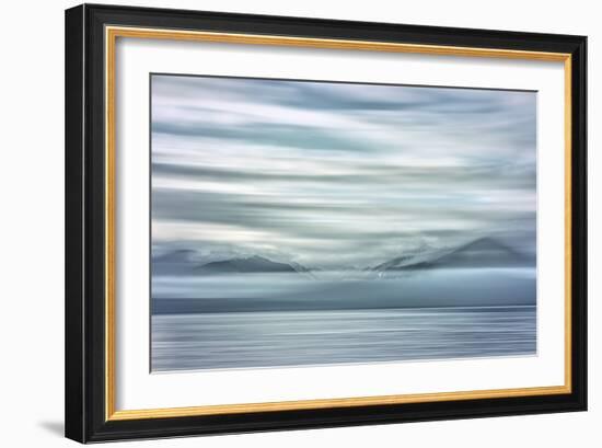 USA, Washington State, Seabeck. Motion blur seascape-Jaynes Gallery-Framed Photographic Print