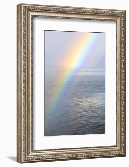 USA, Washington State, Seabeck. Rainbow over Hood Canal.-Jaynes Gallery-Framed Photographic Print