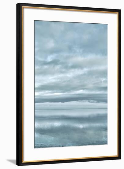 USA, Washington State, Seabeck. Sunrise mirrored in Hood Canal.-Jaynes Gallery-Framed Premium Photographic Print