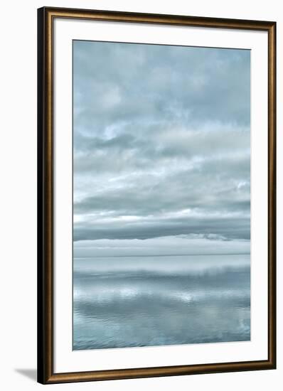 USA, Washington State, Seabeck. Sunrise mirrored in Hood Canal.-Jaynes Gallery-Framed Premium Photographic Print