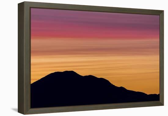 USA, Washington State, Seabeck. Sunset over Mount Walker.-Jaynes Gallery-Framed Premier Image Canvas