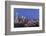 USA, Washington State, Seattle, Downtown and Mt. Rainier at Twilight-Rob Tilley-Framed Photographic Print