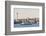 USA, Washington State, Seattle. Elliott Bay waterfront. Bainbridge ferry approaches in front of Spa-Trish Drury-Framed Photographic Print