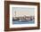 USA, Washington State, Seattle. Elliott Bay waterfront. Bainbridge ferry approaches in front of Spa-Trish Drury-Framed Photographic Print