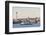 USA, Washington State, Seattle. Elliott Bay waterfront. Bainbridge ferry approaches in front of Spa-Trish Drury-Framed Photographic Print