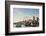 USA, Washington State, Seattle. Elliott Bay waterfront late summer evening. Ferris wheel, Argosy Cr-Trish Drury-Framed Photographic Print