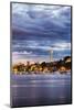USA, Washington State, Seattle, Evening light with the Space Needle-Terry Eggers-Mounted Photographic Print