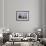 USA, Washington State, Seattle. Red wine in row of glasses.-Richard Duval-Framed Photographic Print displayed on a wall