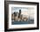 USA, Washington State. Seattle waterfront on brilliant day-Trish Drury-Framed Photographic Print