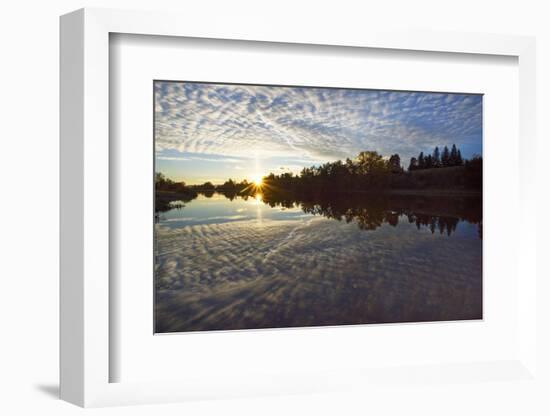 USA, Washington State, Spokane River-Charles Gurche-Framed Photographic Print