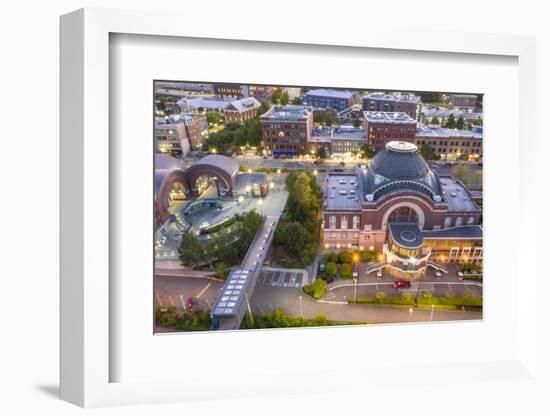 USA, Washington State, Tacoma. Union Station and Washington State History Museum.-Merrill Images-Framed Photographic Print