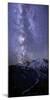 USA, Washington State. The Milky Way looms above Mt. Rainier, Mt. Rainier National Park-Gary Luhm-Mounted Photographic Print