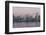 USA, Washington State. Twilight light on Seattle skyline and Elliott Bay.-Trish Drury-Framed Photographic Print