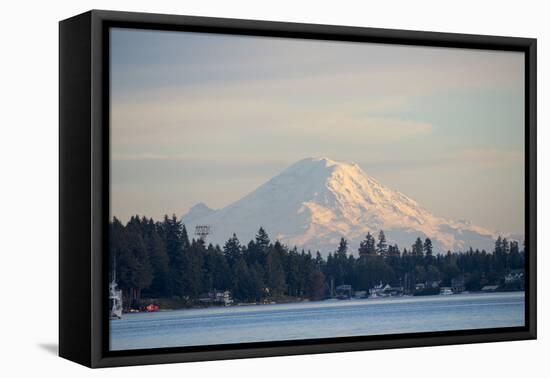 USA, Washington State, View of Mount Rainier.-Trish Drury-Framed Premier Image Canvas