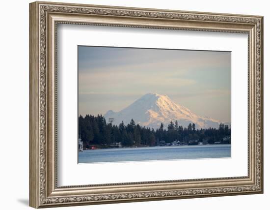 USA, Washington State, View of Mount Rainier.-Trish Drury-Framed Photographic Print