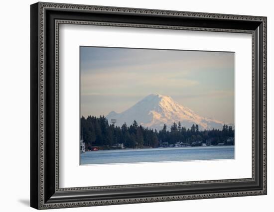 USA, Washington State, View of Mount Rainier.-Trish Drury-Framed Photographic Print