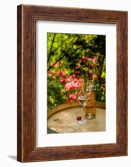 Usa, Washington State, Woodinville. Wine for an outdoor tasting-Richard Duval-Framed Photographic Print