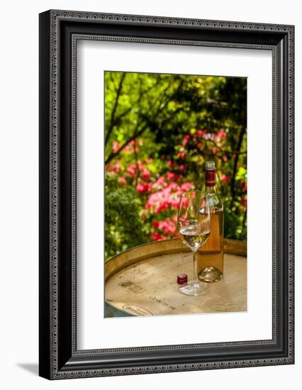 Usa, Washington State, Woodinville. Wine for an outdoor tasting-Richard Duval-Framed Photographic Print