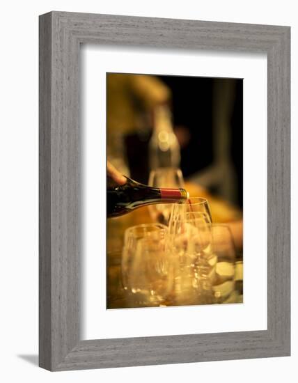 USA, Washington. Wine release in Seattle.-Richard Duval-Framed Photographic Print