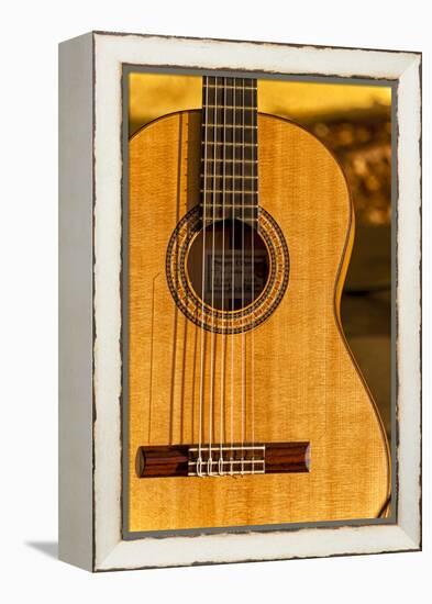 USA, Washington, Woodinville. Spanish Guitar-Richard Duval-Framed Premier Image Canvas