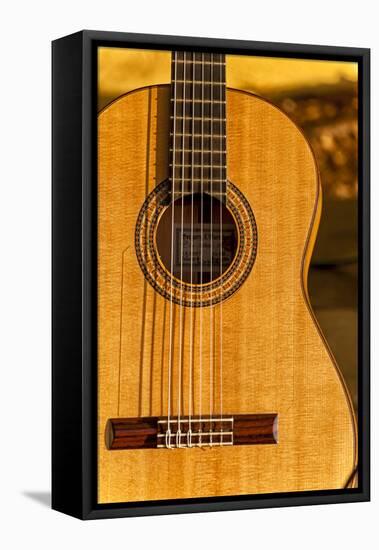 USA, Washington, Woodinville. Spanish Guitar-Richard Duval-Framed Premier Image Canvas