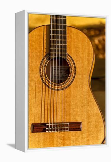 USA, Washington, Woodinville. Spanish Guitar-Richard Duval-Framed Premier Image Canvas