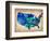 Usa Watercolor Map 3-NaxArt-Framed Art Print