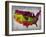 Usa Watercolor Map 4-NaxArt-Framed Art Print