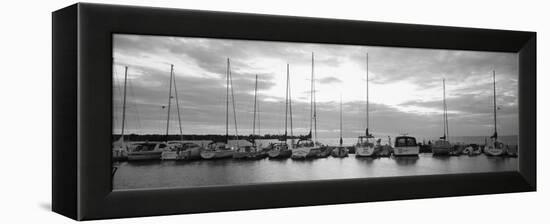 Usa, Wisconsin, Door County, Egg Harbor, Sunset-null-Framed Stretched Canvas