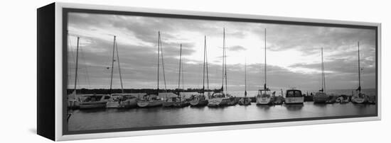 Usa, Wisconsin, Door County, Egg Harbor, Sunset-null-Framed Stretched Canvas