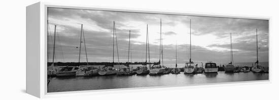 Usa, Wisconsin, Door County, Egg Harbor, Sunset-null-Framed Stretched Canvas