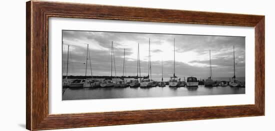 Usa, Wisconsin, Door County, Egg Harbor, Sunset-null-Framed Photographic Print