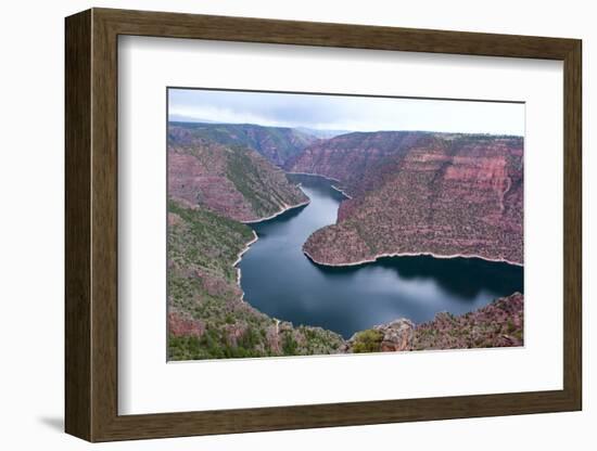 USA, Wyoming, Flaming Gorge, Reservoir-Catharina Lux-Framed Photographic Print