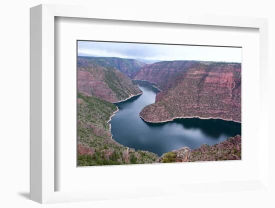 USA, Wyoming, Flaming Gorge, Reservoir-Catharina Lux-Framed Photographic Print