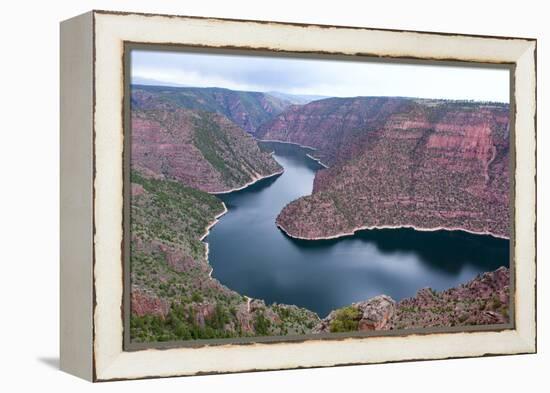 USA, Wyoming, Flaming Gorge, Reservoir-Catharina Lux-Framed Premier Image Canvas