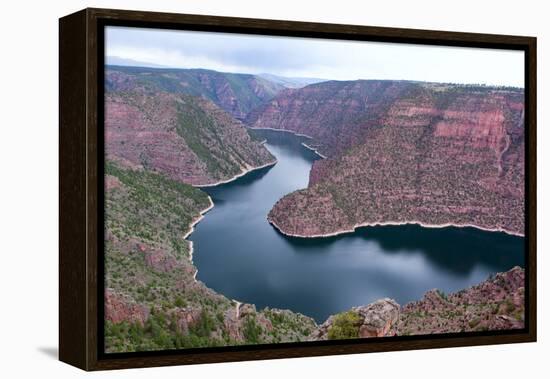 USA, Wyoming, Flaming Gorge, Reservoir-Catharina Lux-Framed Premier Image Canvas