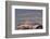 USA, Wyoming. Grand Teton and clouds from west side of Tetons-Howie Garber-Framed Photographic Print