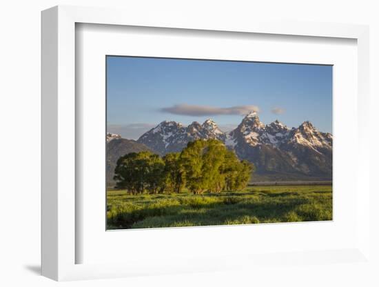 USA, Wyoming, Grand Teton National Park, Grand Tetons in the springtime.-Elizabeth Boehm-Framed Photographic Print