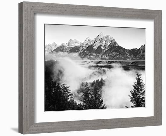 USA, Wyoming, Grand Teton National Park. Mountain Sunrise-Dennis Flaherty-Framed Photographic Print