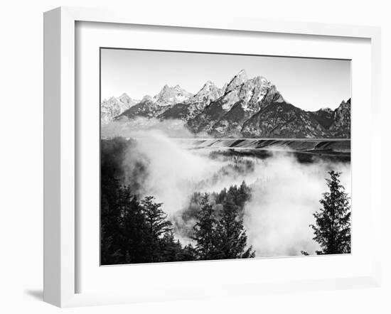 USA, Wyoming, Grand Teton National Park. Mountain Sunrise-Dennis Flaherty-Framed Photographic Print