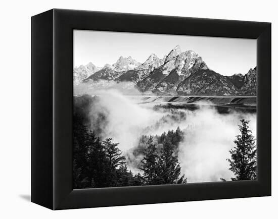 USA, Wyoming, Grand Teton National Park. Mountain Sunrise-Dennis Flaherty-Framed Premier Image Canvas