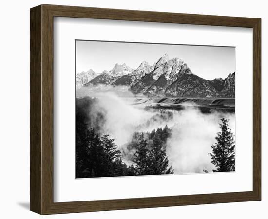 USA, Wyoming, Grand Teton National Park. Mountain Sunrise-Dennis Flaherty-Framed Photographic Print