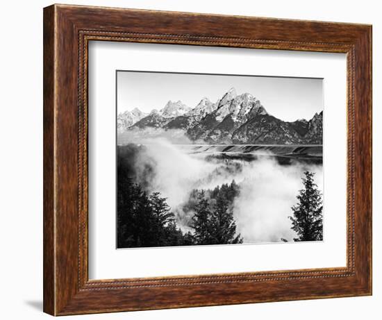 USA, Wyoming, Grand Teton National Park. Mountain Sunrise-Dennis Flaherty-Framed Photographic Print