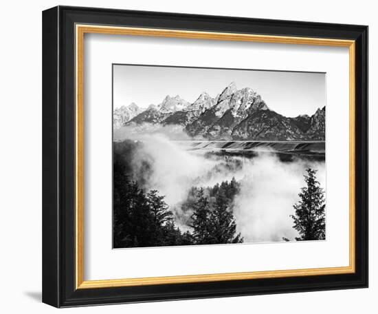 USA, Wyoming, Grand Teton National Park. Mountain Sunrise-Dennis Flaherty-Framed Photographic Print