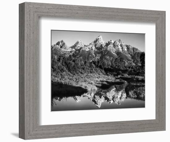 USA, Wyoming, Grand Teton National Park. Mountain Sunrise-Dennis Flaherty-Framed Photographic Print