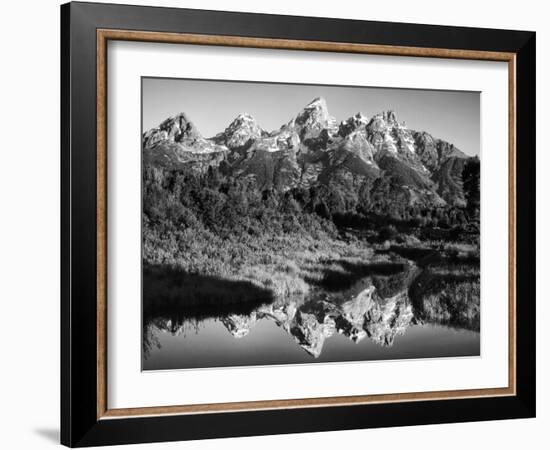 USA, Wyoming, Grand Teton National Park. Mountain Sunrise-Dennis Flaherty-Framed Photographic Print