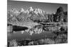 USA, Wyoming, Grand Teton National Park. Mountain Sunrise-Dennis Flaherty-Mounted Photographic Print